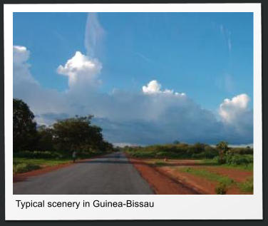 Typical scenery in Guinea-Bissau